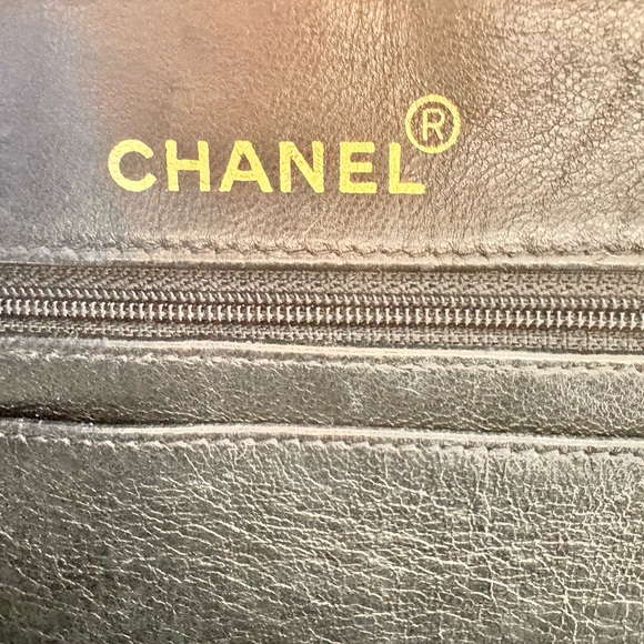 CHANEL Quilted CC Chain 2way Hand Bag Black Patent Leather size 13x10x4.2 - Picture 13 of 17